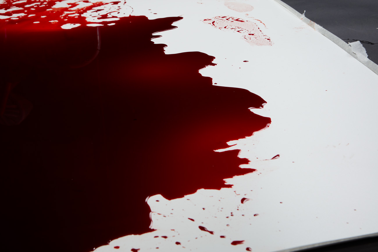pool of blood